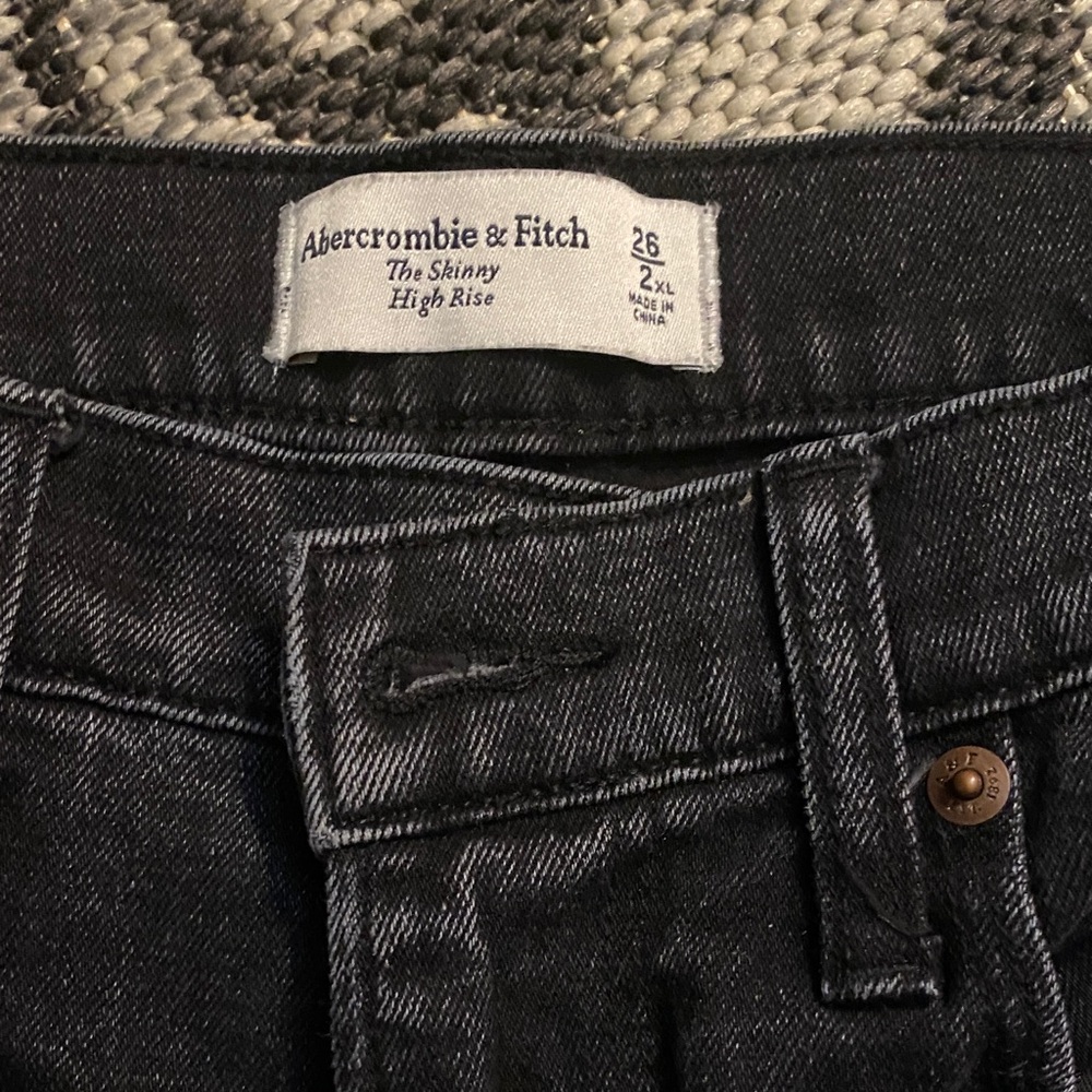 Abercrombie & Fitch Dark Wash High Rise Jeans